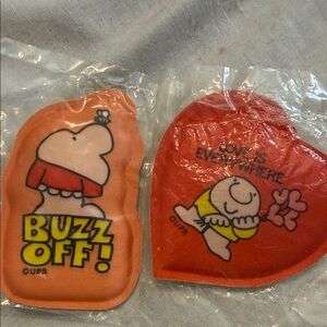 Vintage Ziggy Balloon Tie Lot Buzz Off Love Is Everywhere 1970s Novelty
